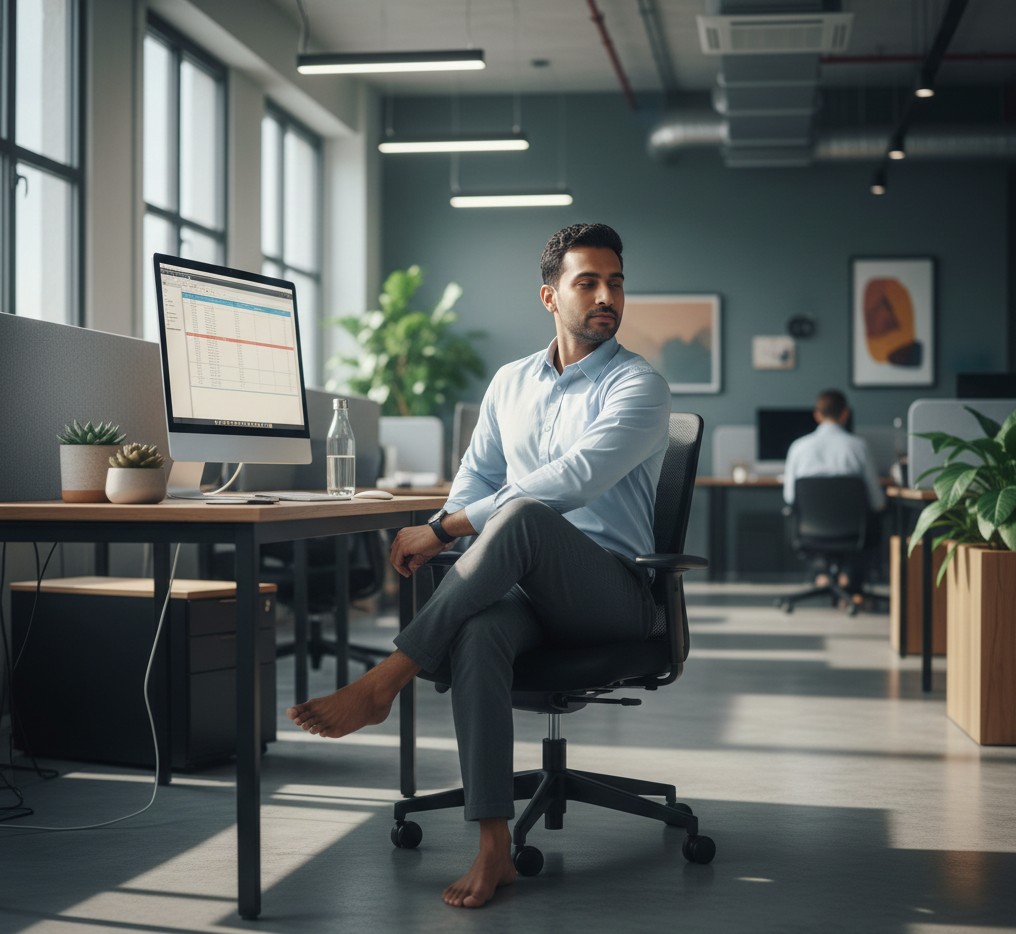 ऑफिस योग: डेस्क पर बैठे-बैठे तनावमुक्त और फिट रहने का मंत्र